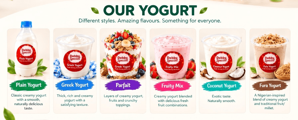 Debby Special Our Yogurt - Different styles, amazing flavours